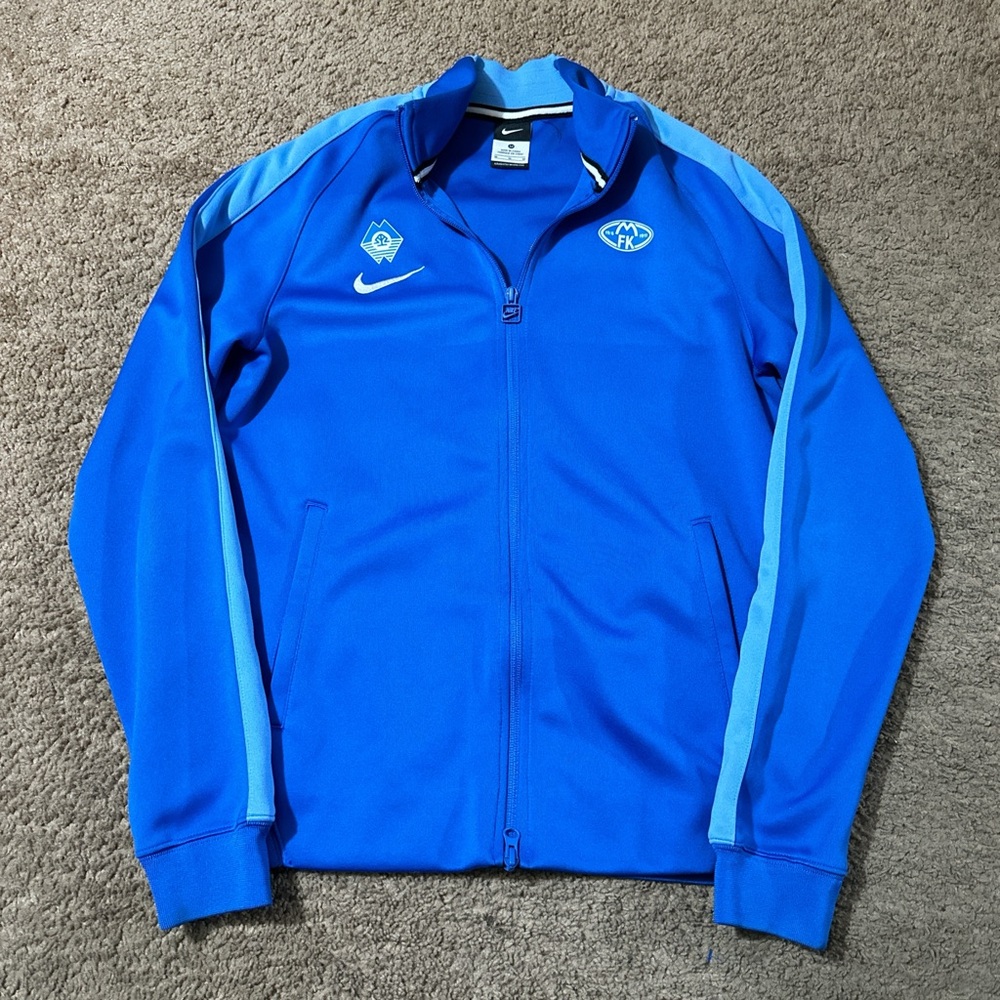 Vintage Nike Track Jacket Mens Medium Blue